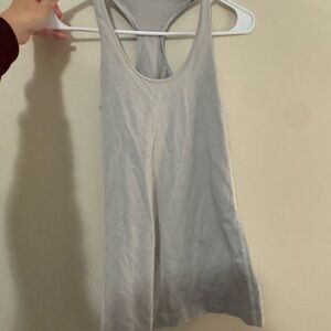 Lululemon Athletica Light Gray Tank Top